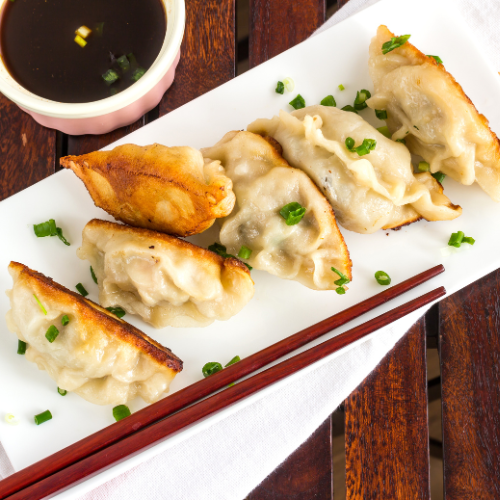 Delicious Chive & Pork Potstickers – 30 Pieces of Herb-Infused Goodness
