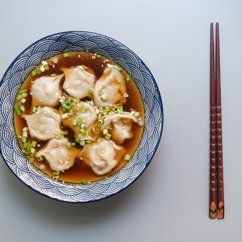 Spicy Kimchi & Pork Dumplings – 850G Pack of Korean-Inspired Flavor