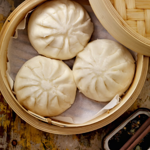 Fusion Mushroom & Sweetcorn Chicken Bun – 6 Pieces of Flavorful Dim Sum