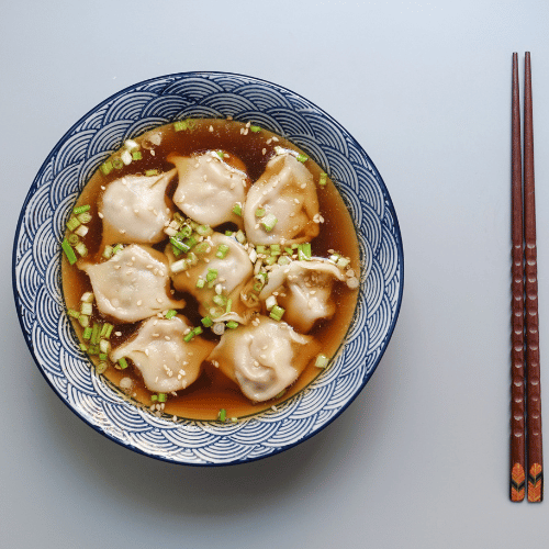 Flavorful Chicken Wontons – 40 Pieces of Dim Sum Goodness